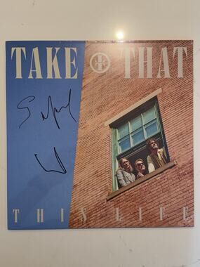 Take That - This Life 12” Vinyl LP SIGNED AUTOGRAPHED Sealed #2